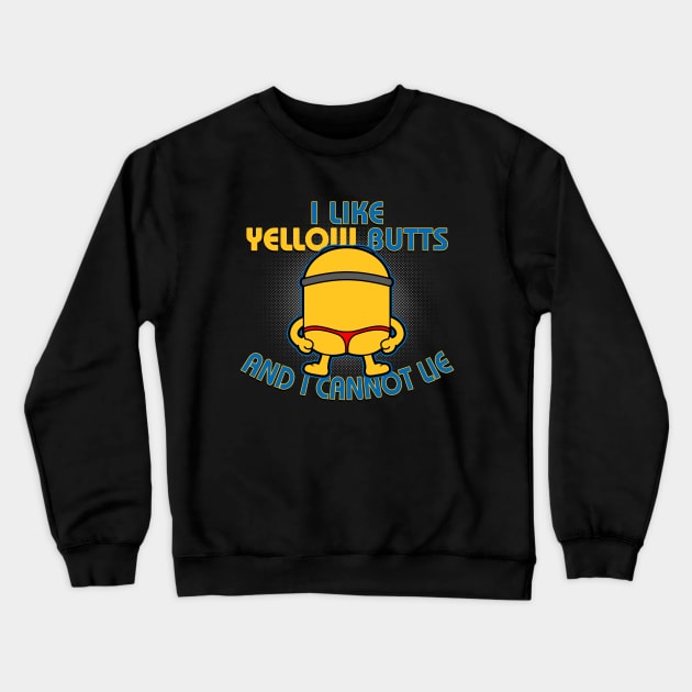 Funny Naughty 90's HIphop Rap Big Butts Meme Crewneck Sweatshirt by BoggsNicolas